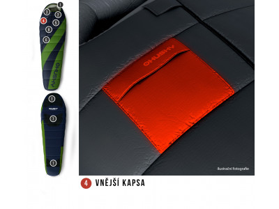 Spacák Extreme Espace -6°C SHORT zelená