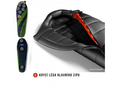 Spacák Extreme Espace -6°C SHORT zelená