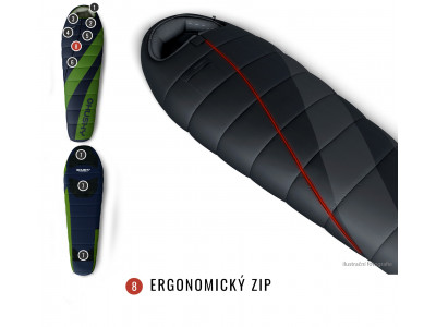 Spacák Extreme Espace -6°C SHORT zelená