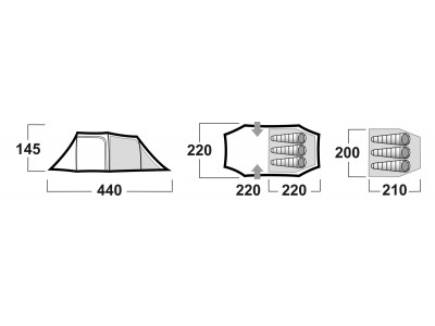 Stan Outdoor Bender 3 zelená