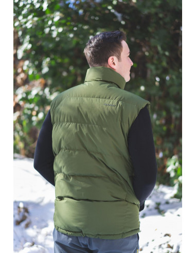 Pánská péřová vesta   Deep M cihlová