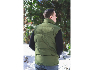 Pánská péřová vesta   Deep M cihlová