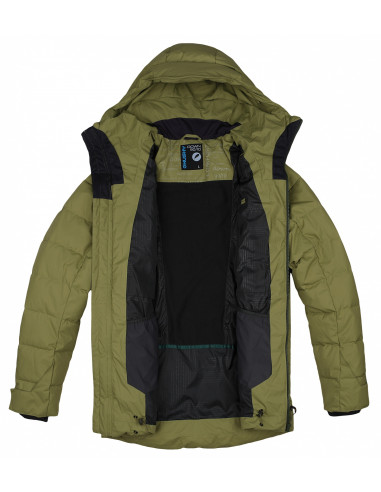 Pánská péřová bunda   Dester M khaki