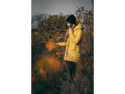 Dámský hardshell plněný kabátek   Nilit L tm. modrofialová