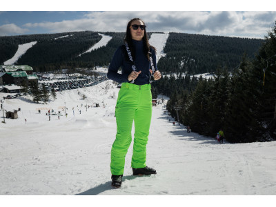 Dámské lyžařské kalhoty  Mitaly L neonově růžová