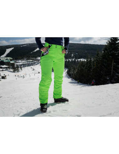 Dámské lyžařské kalhoty  Mitaly L neonově růžová