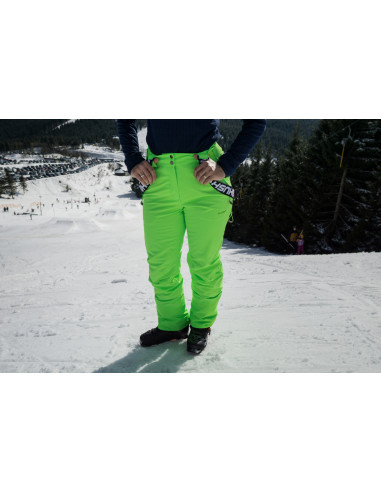 Dámské lyžařské kalhoty  Mitaly L neonově zelená