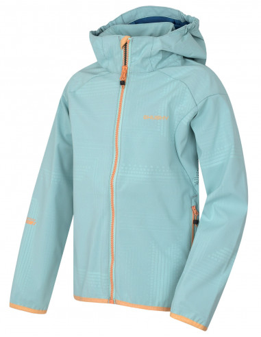 turquoise soft shell jacket