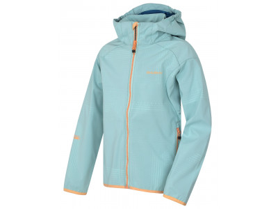 Dětská softshellová bunda   Zally Kids sv. tyrkysová