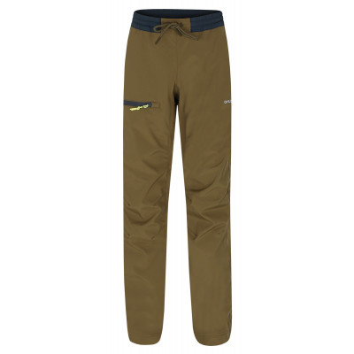 Dětské softshellové kalhoty   Zane Kids tm. olivová