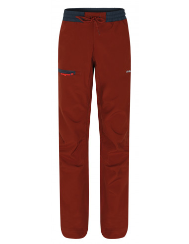 Dětské softshellové kalhoty   Zane Kids tm. cihlová
