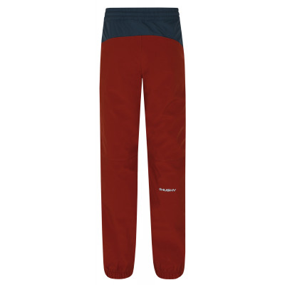 Dětské softshellové kalhoty   Zane Kids tm. cihlová 2