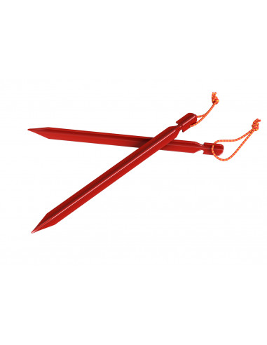 Náhradní díl   Stanové kolíky - Dural, odlehčené červená