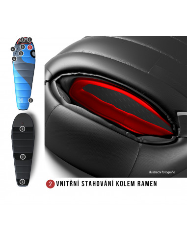 Spacák Comfort Azure -22°C modrá