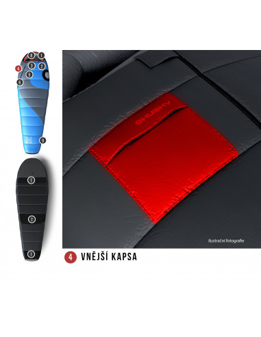 Spacák Comfort Azure -22°C modrá