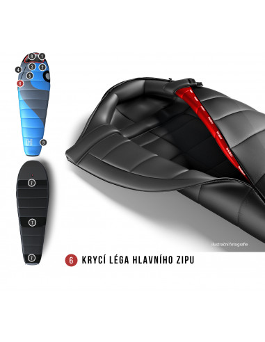 Spacák Comfort Azure -22°C modrá