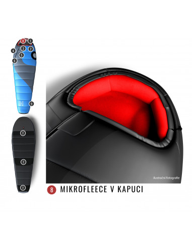 Spacák Comfort Azure -22°C modrá