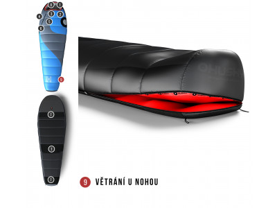 Spacák Comfort Azure -22°C modrá