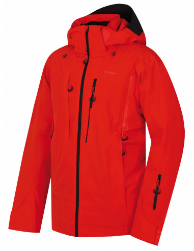 Pánská lyžařská bunda   Montry M výrazná cihlová