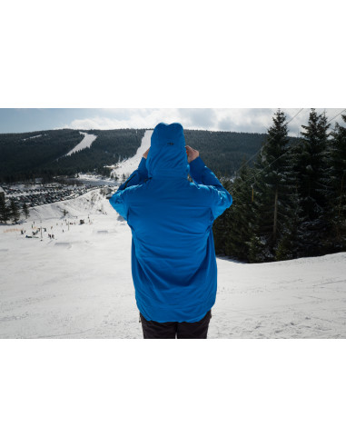 Pánská lyžařská bunda   Montry M výrazná cihlová