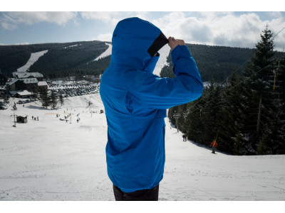 Pánská lyžařská bunda   Montry M výrazná cihlová