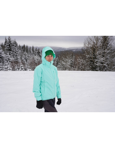 Dámská lyžařská bunda   Montry L neonově růžová