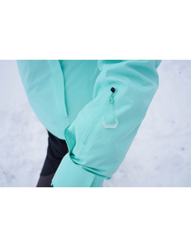 Dámská lyžařská bunda   Montry L neonově růžová