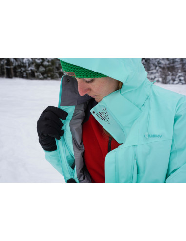 Dámská lyžařská bunda   Montry L neonově zelená