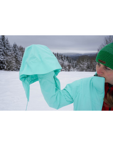 Dámská lyžařská bunda   Montry L neonově zelená