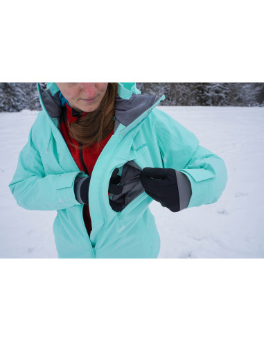 Dámská lyžařská bunda   Montry L neonově zelená