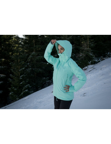 Dámská lyžařská plněná bunda   Gambola L cihlová