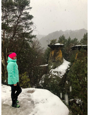 Dámská lyžařská plněná bunda   Gambola L cihlová