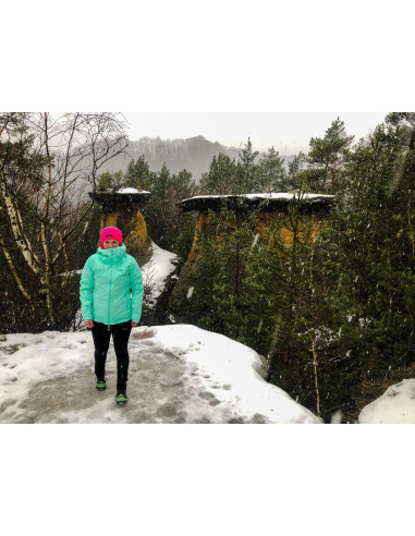 Dámská lyžařská plněná bunda   Gambola L purpurová