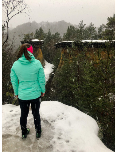 Dámská lyžařská plněná bunda   Gambola L purpurová