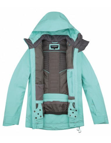 Dámská lyžařská plněná bunda   Gambola L sv. tyrkysová