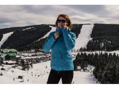 Dámská lyžařská bunda   Gomez l výrazně oranžová