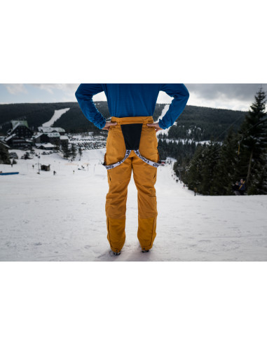Pánské lyžařské kalhoty  Gilep M oranžová