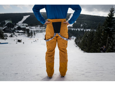 Pánské lyžařské kalhoty  Gilep M oranžová