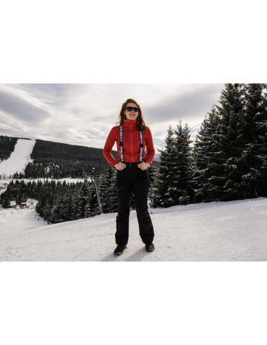 Dámské lyžařské kalhoty  Gilep L purpurová