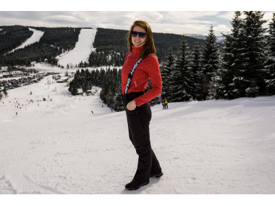 Dámské lyžařské kalhoty  Gilep L purpurová