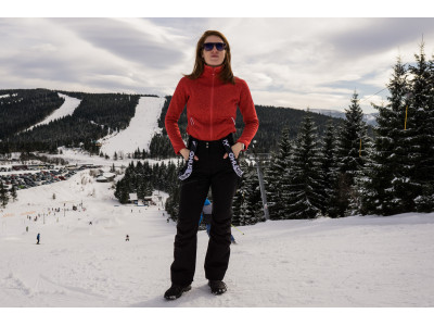 Dámské lyžařské kalhoty  Gilep L purpurová