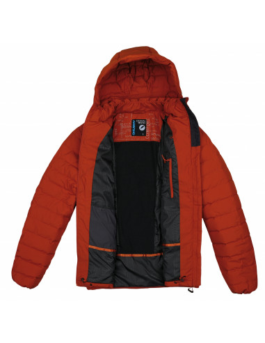 Pánská péřová bunda   Donnie M oranžovohnědá