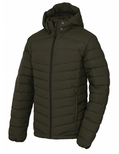 Pánská péřová bunda   Donnie M tm. khaki