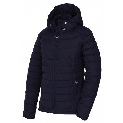 Dámská péřová bunda   Donnie L tm. modrofialová