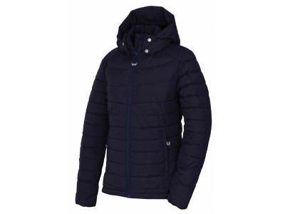 Dámská péřová bunda   Donnie L tm. modrofialová