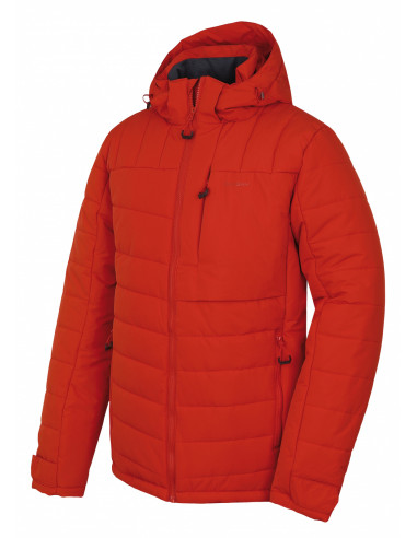 Pánská plněná zimní bunda  Norel M cihlová