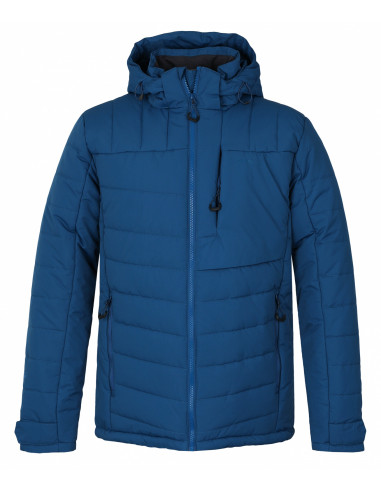 Pánská plněná zimní bunda  Norel M tl. tm. modrá