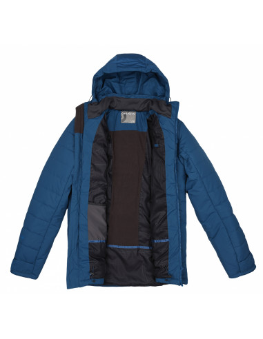 Pánská plněná zimní bunda  Norel M tl. tm. modrá