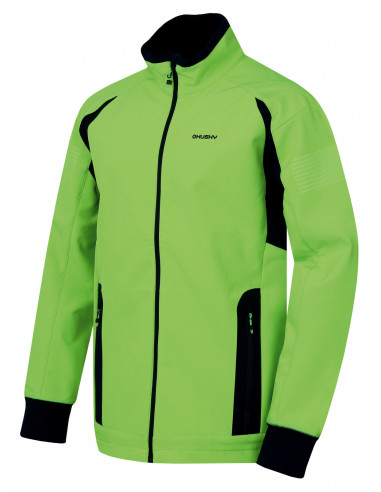 Pánská softshell bunda   Scooby M neonově zelená