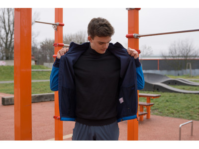 Pánská softshell bunda   Scooby M tm. šedá